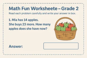 ChatGPT Generated Maths Worksheet Template